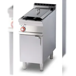 Redcook Gas Friteuse 1 Becken von 25 LT. Struktur aus rostfreiem Stahl. Abmessungen 40x90 h90 cm. Modell F25-94G