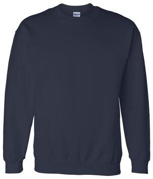 Gildan G120 DryBlend Crewneck Sweatshirt in Navy Blue size 3XL   Fleece 12000, G12000