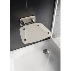 Ravak Duschsitz OVO B, klappbar, B 36 cm, durchscheinend weiß B8F0000052