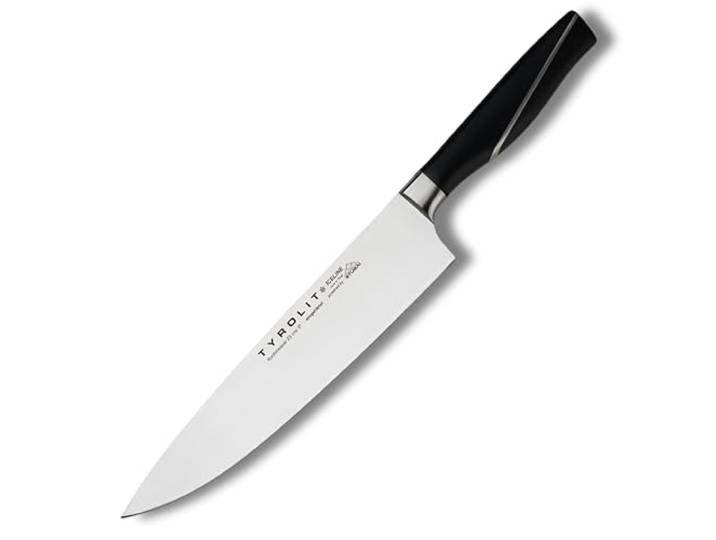Tyrolit LIFE Kochmesser 23cm, mehrfach eisgehärtetes Profi Kochmesser, hochwertige Qualität made in Tirol aus einem Stück rostfreiem Edelstahl geschmiedet, mit perfekter Schärfe
