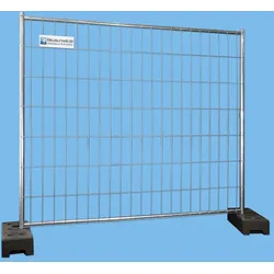 BAUZAUNWELT 11 kg 2,20 x 2,00 m Mobilzaun - extra stabil