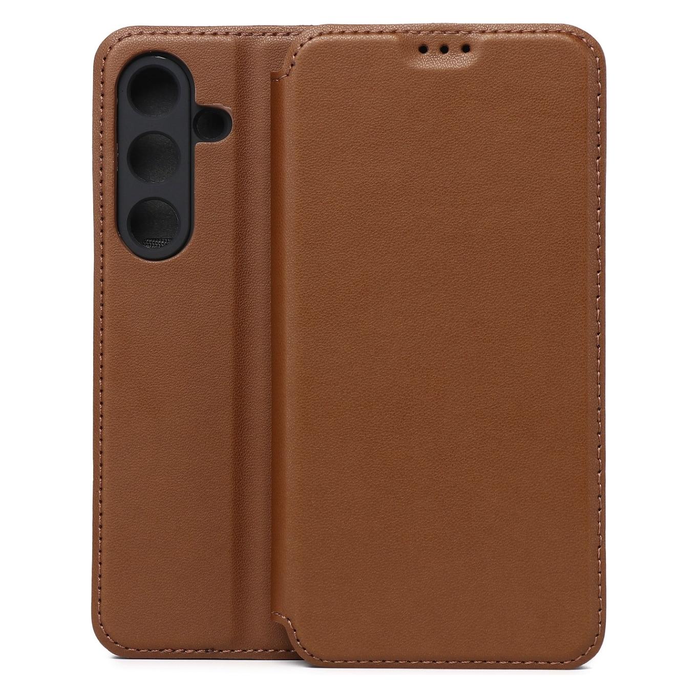 OEM Smart-Touch-Hülle für das Samsung Galaxy S24, braun (Samsung Galaxy S24) (76567265)