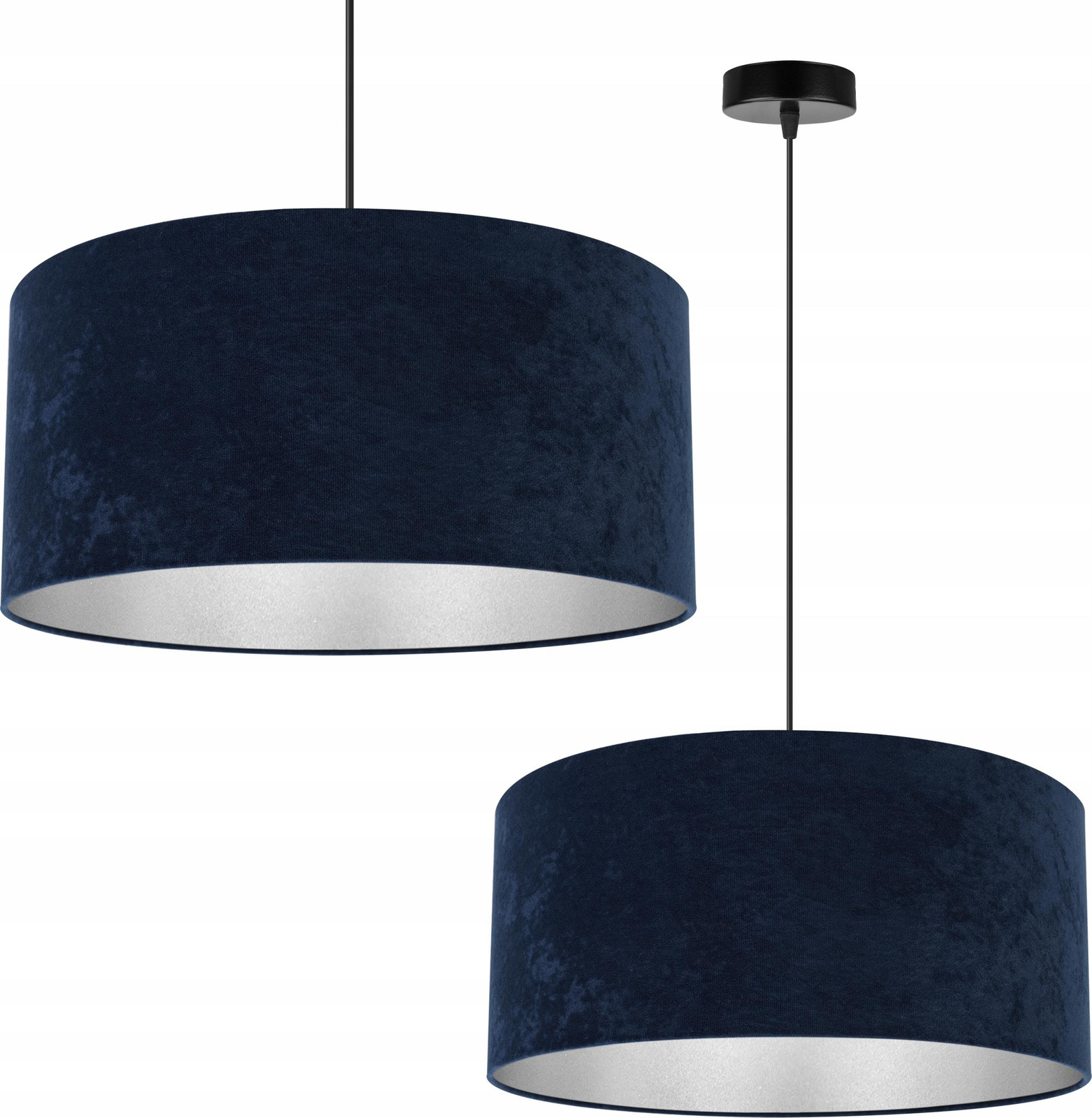 LightHome Hanglamp Chroom met Lampenkap