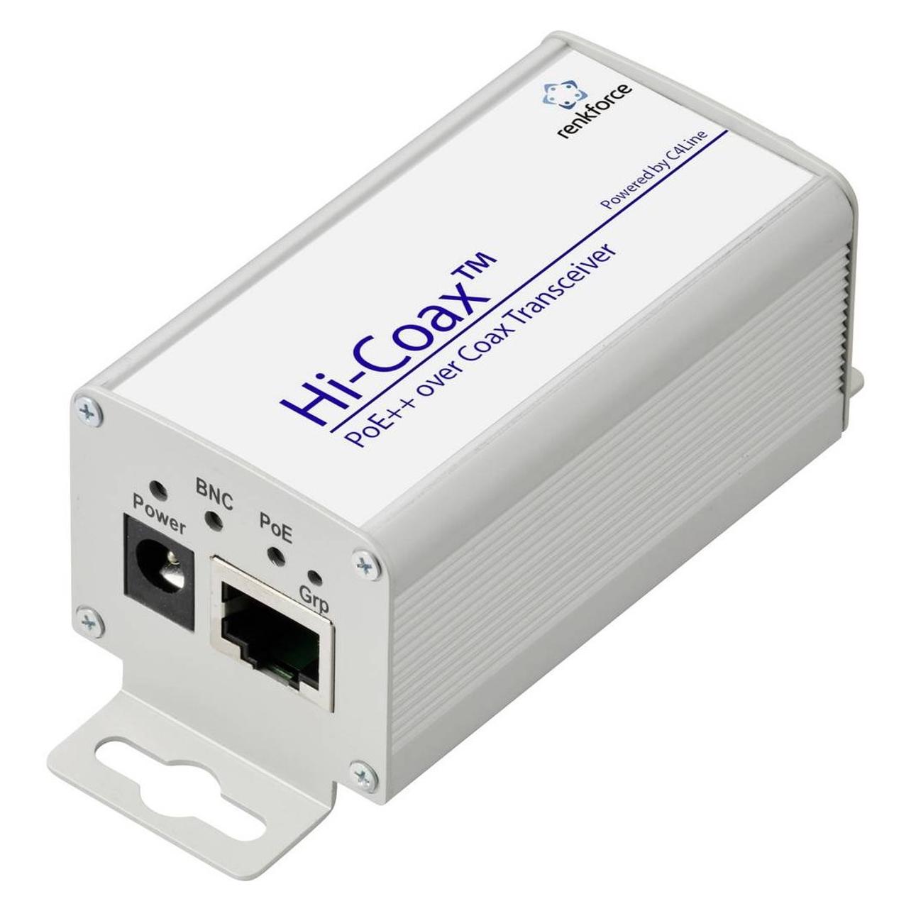 Renkforce RF-6861944 PoE++ over Coax Transceiver Koax Reichweite max (RF-6861944)