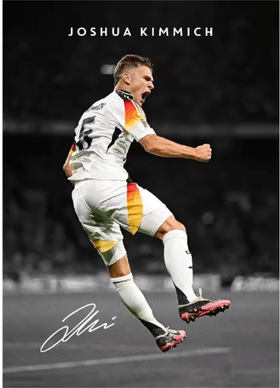 Inspire Picks Modern Soccer Player Canvas Poster Football Wall Art Decor For Home 4 20x30cm Unframed