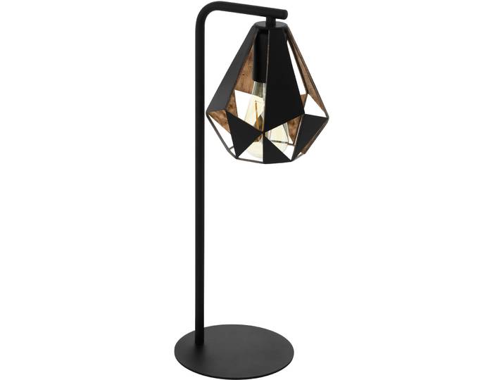 Eglo Tischlampe Carlton 4 Schwarz/kupfer Stahl H 50.5 cm
