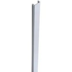 GroJa Alu-Pfostenabdeckleiste für Alu-Steckzaun Silbergrau, 300 cm