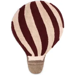 Filibabba, Kinderteppich, - Tufted rug - Air balloon - Deeply Red - 36-144 M (FI-03820) (104 x 74 cm)