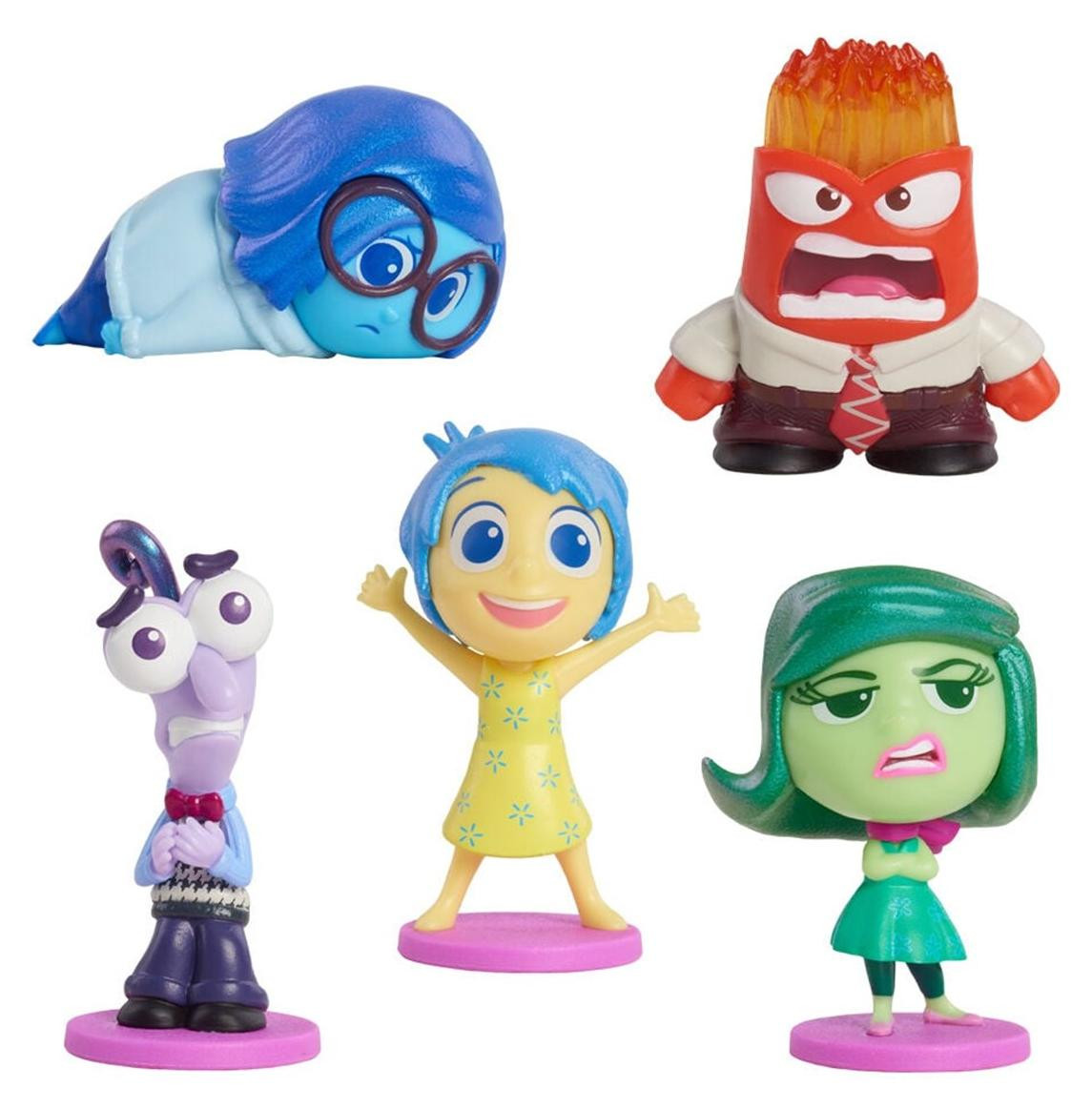 Just Play Disney Pixar Inside Out verzamelfiguurtjes, set van 5 figuurtjes