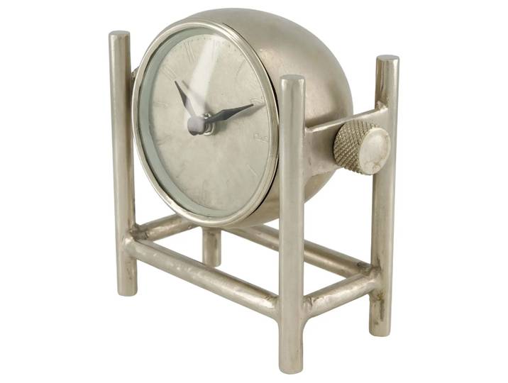 Uhr Loudun, Metall, Antiksilber Decofinder