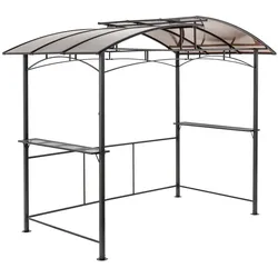 HC Garten & Freizeit Grillpavillon aus Aluminium, ca. 165 x 275 x 235 cm - Anthrazit