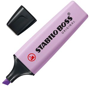 Stabilo Textmarker Boss Original Pastel, Strichbreite 2 - 5mm, Schimmer von Lila