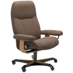 Stressless Bürostuhl Consul Office Leder Braun Batick Mole M (Medium)
