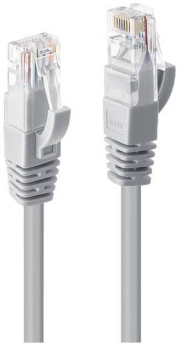 LINDY 48006 RJ45 Patchkabel CAT 6 U/UTP 7.50m Grau 1St.