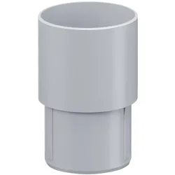 Rohrmuffe DN 75 PVC grau