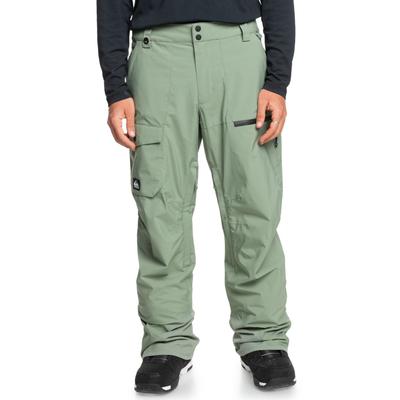 Skihose QUIKSILVER "Utility" Gr. S, blau (sea spray), Hosen, Herren, S, Normalgrößen, Obermaterial: 58% Polyester, 42% Polyester., Skihose