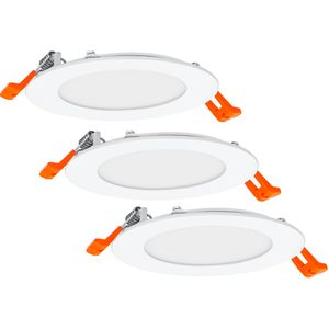 OSRAM LED-Einbaustrahler Downlight, warmweiß, 8W / 230V, Loch-Ø 105mm, 3 Stück