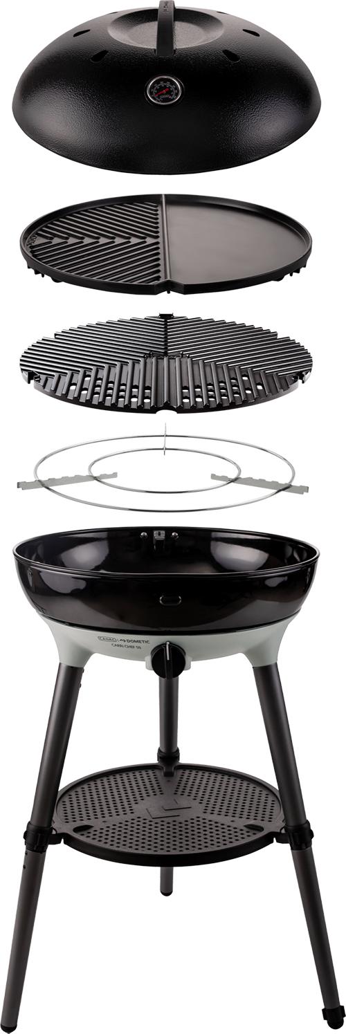 CADAC Carri Chef 50 Grill mit Grill2Braai-Platte, Betriebsdruck:29 (30) mbar