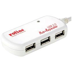 ROLINE USB 2.0 4-Port Hub mit Repeater, 12 m 12.04.1085
