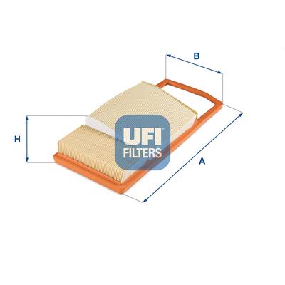 UFI Luftfilter 3079500 Filtereinsatz 49mm für Fiat