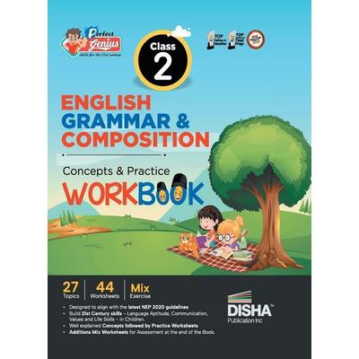 Perfect Genius Class 2 English Grammar & Composition Concepts & Practice Workbook | Follows NEP 2020 Guidelines, Taschenbuch von Disha Experts, AIETS