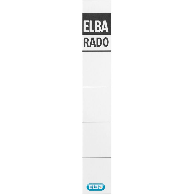 ELBA 10 Einsteck-Rückenschilder weiß für 5,0 cm Rückenbreite (100420961)