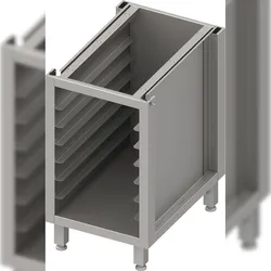 Stalgast Unterschrank Boxversion 2.0, für Beine/Sockelrahmen, mit GN-Register 750x640x660 mm