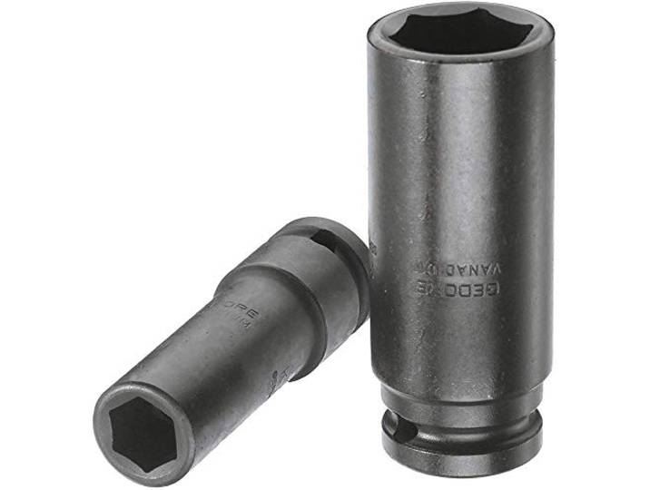 GEDORE Krachtschroefinzetstuk 1/2 inch lang 6-kant 16 mm, 1 stuk, K 19 L 16