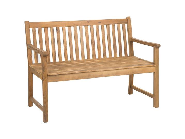 GARTENBANK zertifiziertes Holz hellbraun 120 cm Vivara