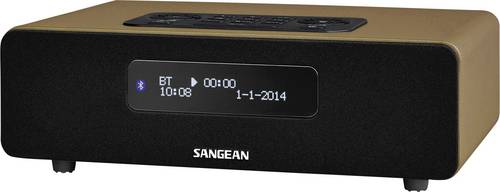 Sangean DDR-36 BT Tischradio DAB+, UKW AUX, Bluetooth Braun