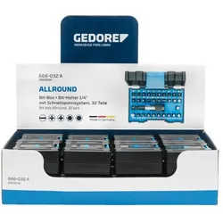 GEDORE VS 666-032-A Display mit 16x Bit-Box Allround