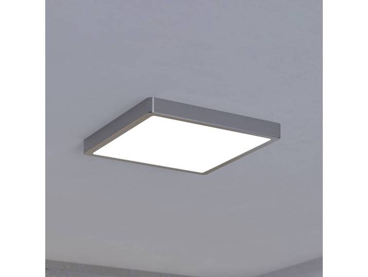 EGLO connect Smart Home Deckenleuchte Connect Fueva-Z, dimmbar, alu / grau / zink, für Badezimmer, Aluminium