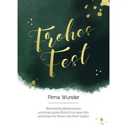 Geschäftliche Weinetiketten zu Weihnachten im Design "Flaschenetikett: Goldene Feier" individuell gestalten