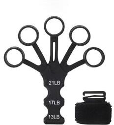 Smart Shopping Spot Silicone Finger Strength Trainer Hand Grip Exerciser For Finger Rehabilitation & Wrist Flexibility Silicone Finger Strength Trainer Hand Grip Exerciser For Finger Rehabilitation & Wrist Flexibility