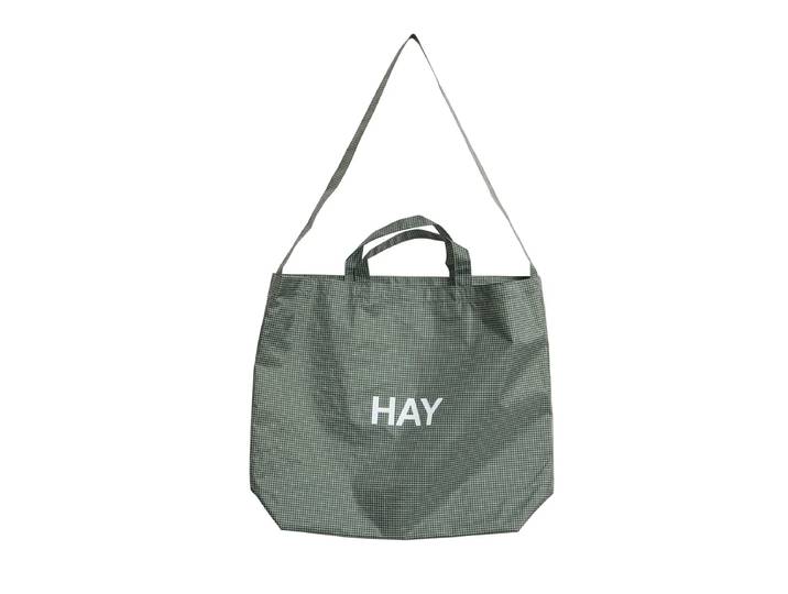 HAY - Grid Crossover Bag M, dunkelgrün
