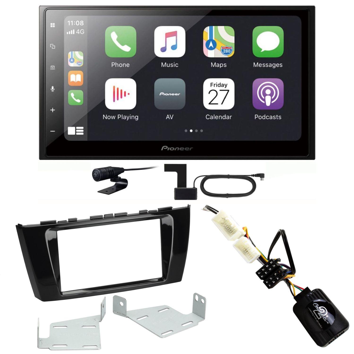 Pioneer SPH-DA250DAB CarPlay Android Auto Einbauset für Mitsubishi Space Star
