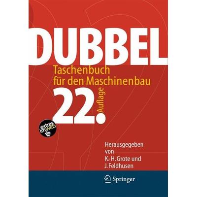 Dubbel. Taschenbuch für den Maschinenbau, Gebundene Ausgabe von Heinrich Dubbel, Springer, 978-3-540-49714-1