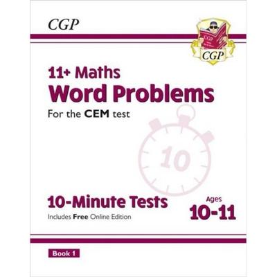 11+ CEM 10-Minute Tests: Maths Word Problems - Ages 10-11 Book 1 (with Online Edition), Taschenbuch von Cgp Books, CGP Books, 978-1-78908-181-7