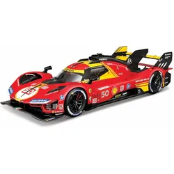 Bburago 18-16303 - Modellauto - Ferrari 499P LMH #50 '24 (Maßstab 1:18) Sammler Auto Motorsport