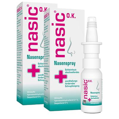 2x nasic O.k. Nasenspray 2x10 ml