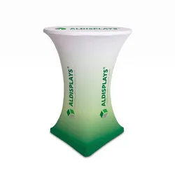 Stehtischhusse individuell bedruckt 80cm Durchmesser