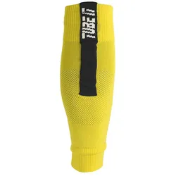 uhlsport TUBE IT Fußball Sleeve-Stutzen limonengelb/schwarz 28-32