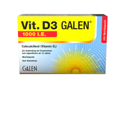 GALENpharma GmbH VIT. D3 GALEN 1000 I.E. Weichkapseln 100 St 18036599