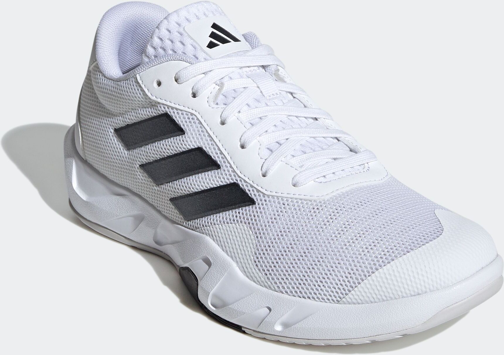 Trainingsschuh ADIDAS PERFORMANCE "AMPLIMOVE TRAINER W", Damen, Gr. 39, schwarz-weiss (cloud weiß, core schwarz, grau two), Synthetik, Textil, Schuhe Trainingsschuh, ideal für Gym und Fitnessstudio cloud weiß, core schwarz, grau two 39