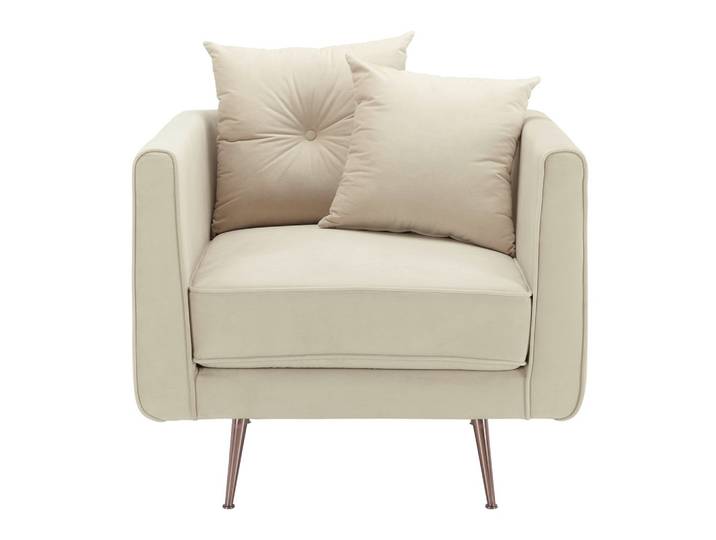 Sessel Luis Beige Samt