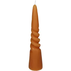Kerze TWISTED CONE gelb (DH 5,50x25 cm) - DH 5,50x25 cm