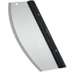 SANTOS BBQ Pizza Wiegemesser, Edelstahl, 35 cm