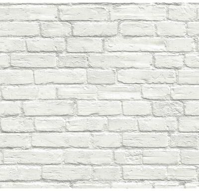 Seabrook Designs Industrial Faux Brick Pre-Pasted Wallpaper - 20.5 in. W x 33 ft. L