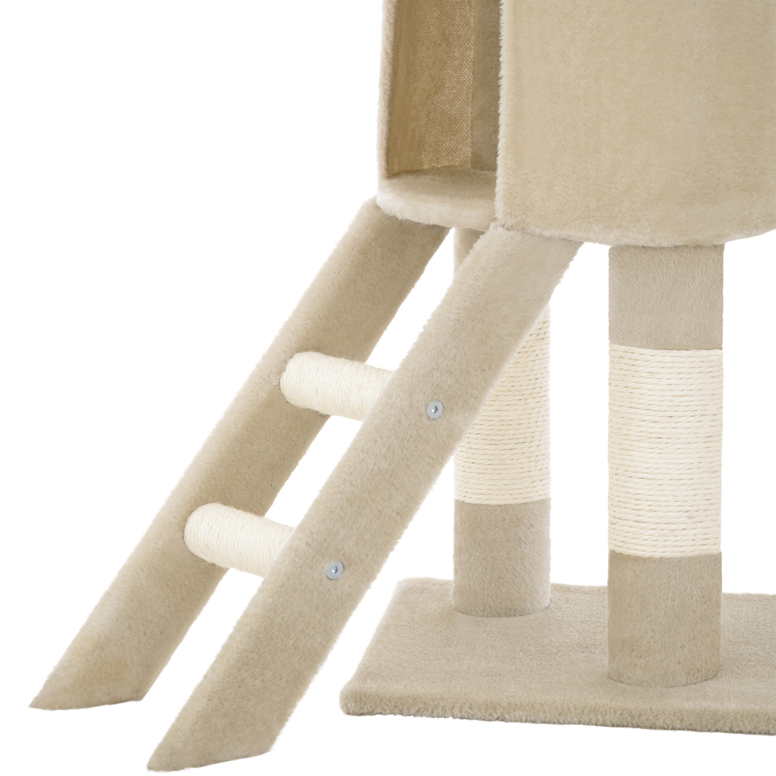 TecTake Krabpaal Dominik, 144 cm, beige