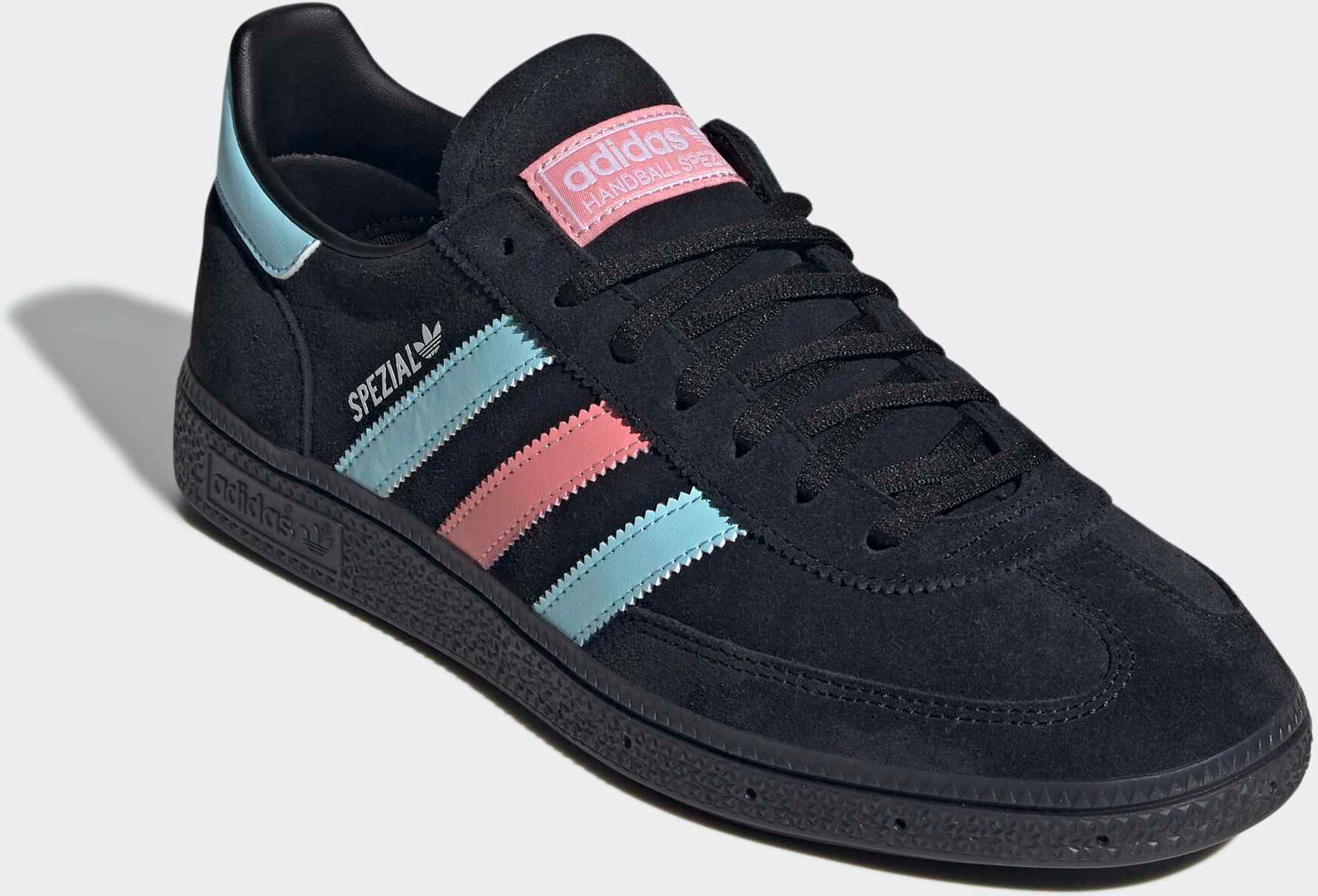 Sneaker ADIDAS PERFORMANCE "HANDBALL SPEZIAL", Herren, Gr. 43, schwarz (cschwarz1, none, none, belgien), Leder, Schuhe Sneaker, WM 2026 Edition (Länderschuhe) cschwarz1, none, none, belgien 43